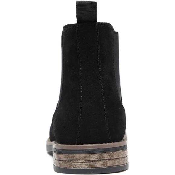 Men\'s Chelsea Boots Casual Classic Comfy Slip-On Suede Chukka Mens Ankle Boot